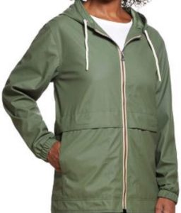 Ladies' Rain Slicker (Green, s)